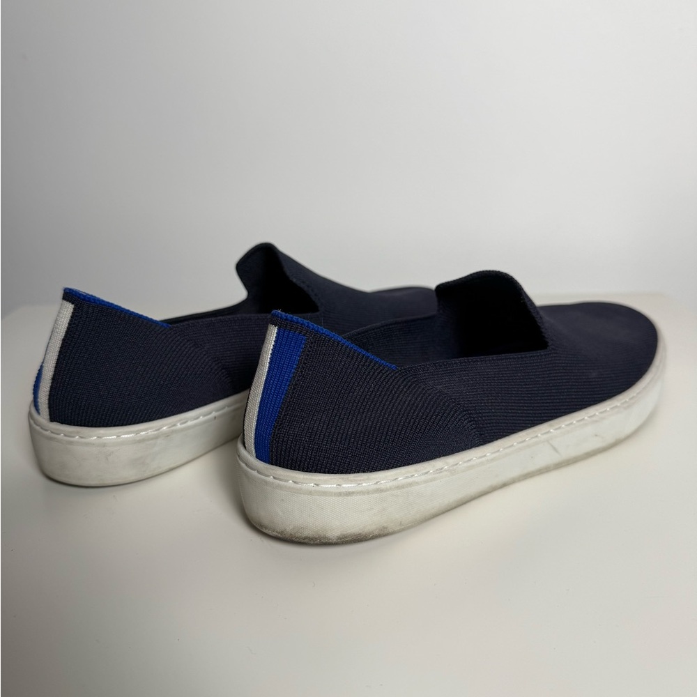 Rothy's Deep Blue Slip-On Sneakers - Picture 11 of 15